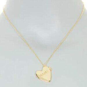 💥HOST PICK 💥 MAMA Heart Locket Pendant Necklace 14K Gold Plated - NWT